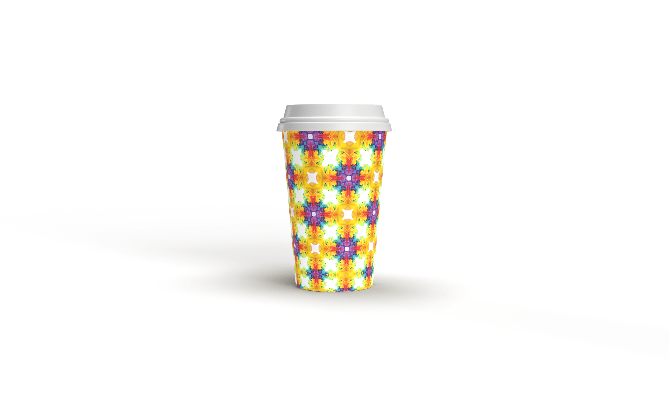 おしゃれで可愛いテイクアウト用のコーヒーカップデザイン